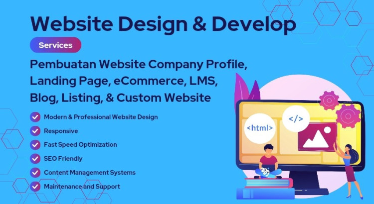 Pembuatan Desain Website Profesional Front End | Wordpress | UI UX Design Figma