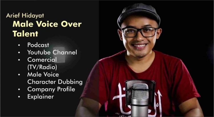 Voice Over KUALITAS BAIK dan HARGA TERJANGKAU! kebutuhan Youtube podcast dengan harga bersaing